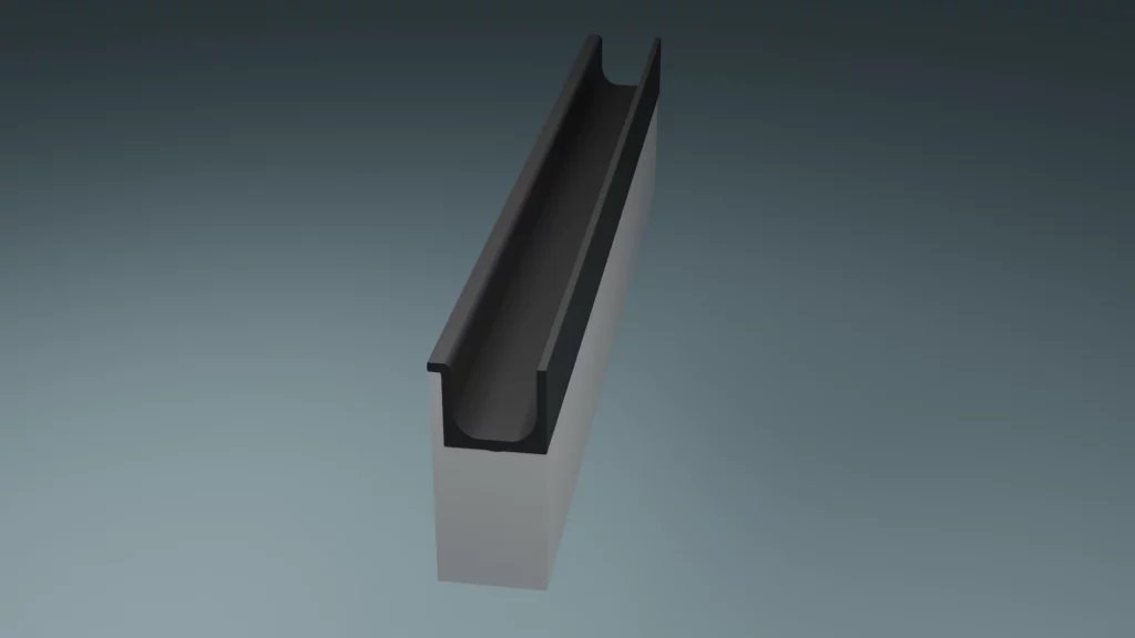 Tiradores de Aluminio | Catálogo de Tiradores y perfileria para mobiliario 7508 negro