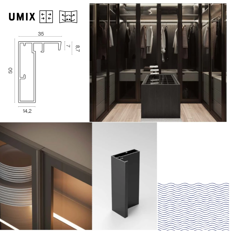 Vitrina de Diseño Modular Bluco para Retail y Showroom bluco