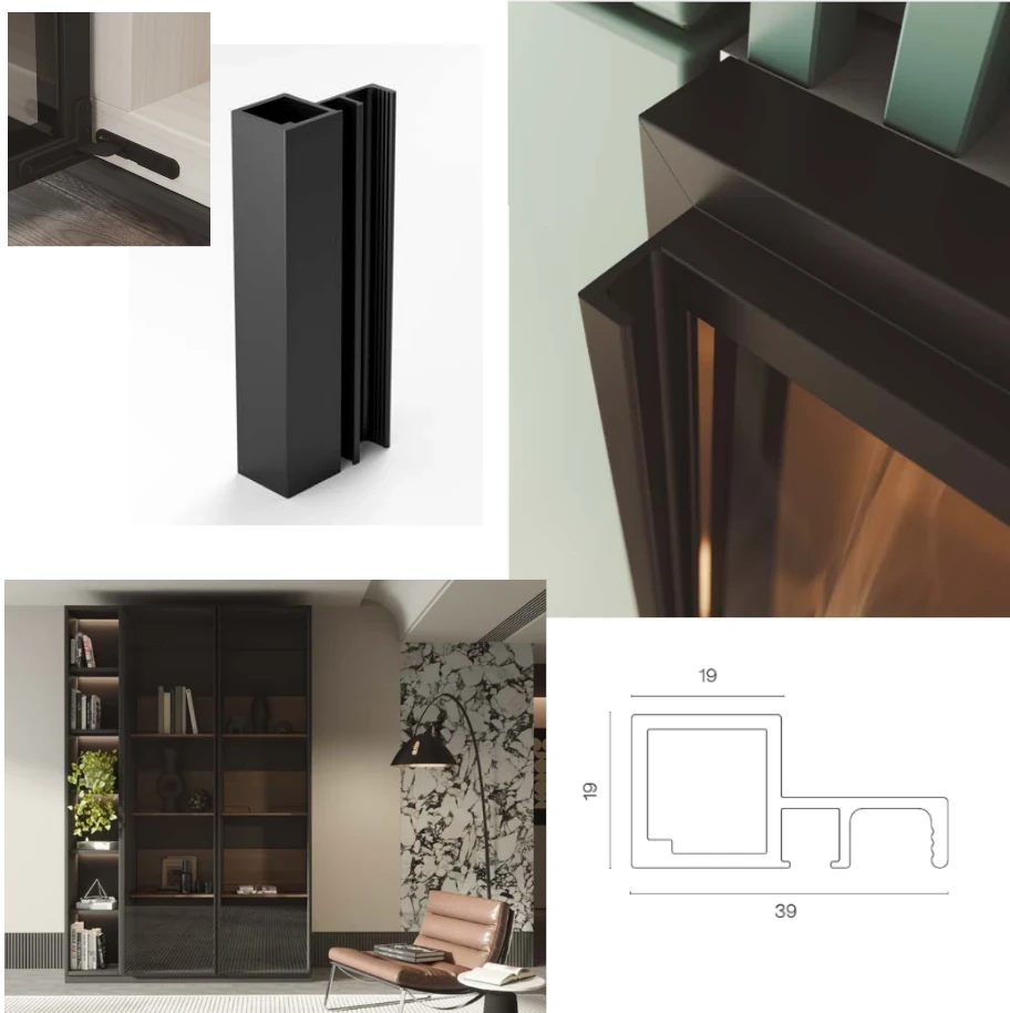 Sistema LEVE: La Vitrina de Perfil Simétrico y Diseño Ultra-Esbelto para Espacios Modernos leve